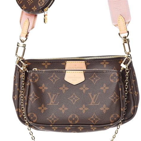 louis vuitton multi pochette accessoires monogram|louis vuitton multi pochette pink.